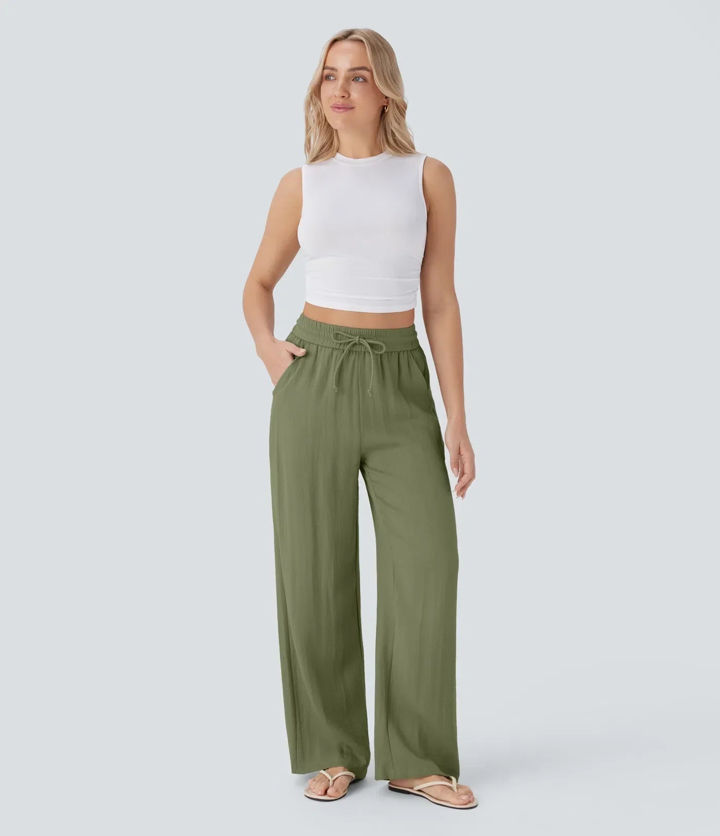 Elegant Linen Trousers