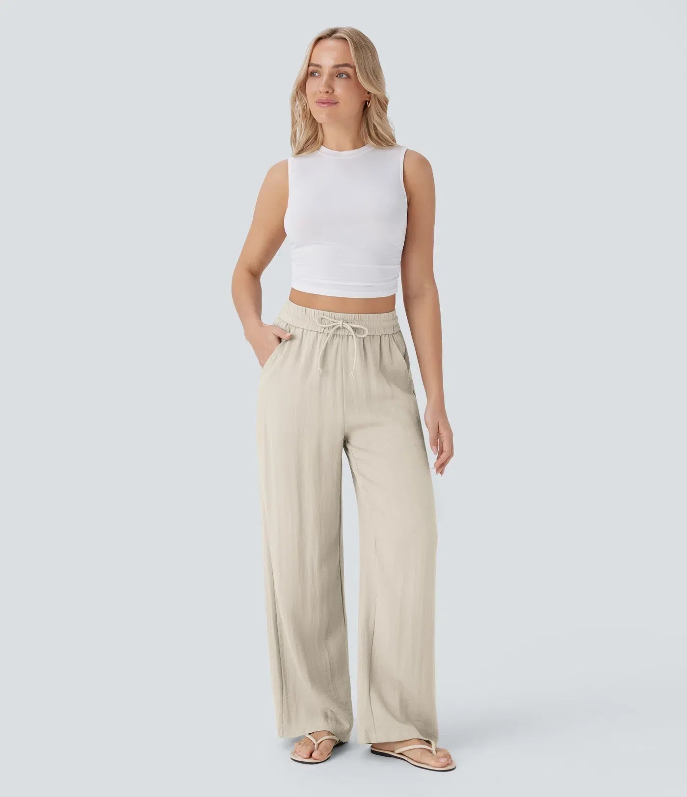 Elegant Linen Trousers