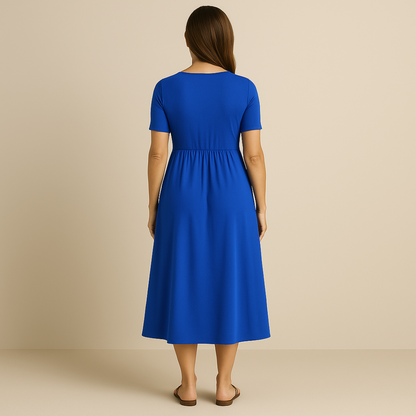 Mira Short-Sleeve Dress