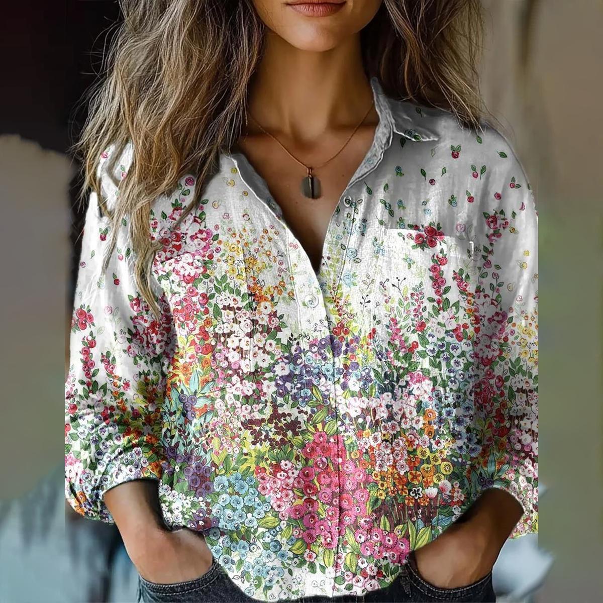 Floral Art Shirt