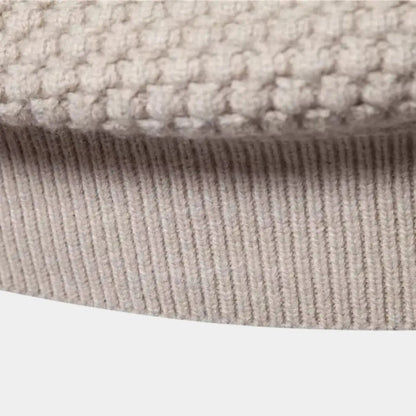 Textured Old Money Pullover