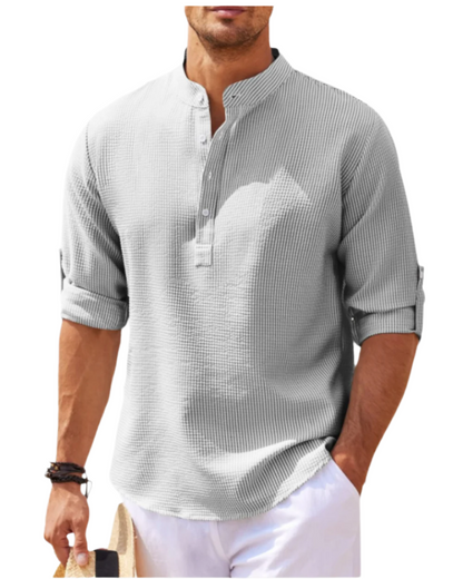 Taglight Men's Long Sleeve Polo Shirt