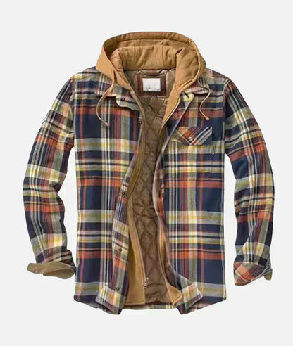 Alain – Patchwork Checkered Jacket