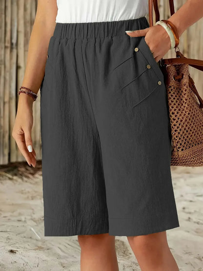 Céline Shorts made of Cotton and Linen