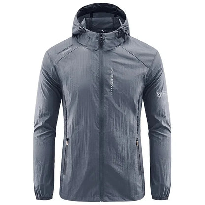 Waterproof Outdoor Jacket with Pocket and Zipper