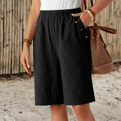 Céline Shorts made of Cotton and Linen