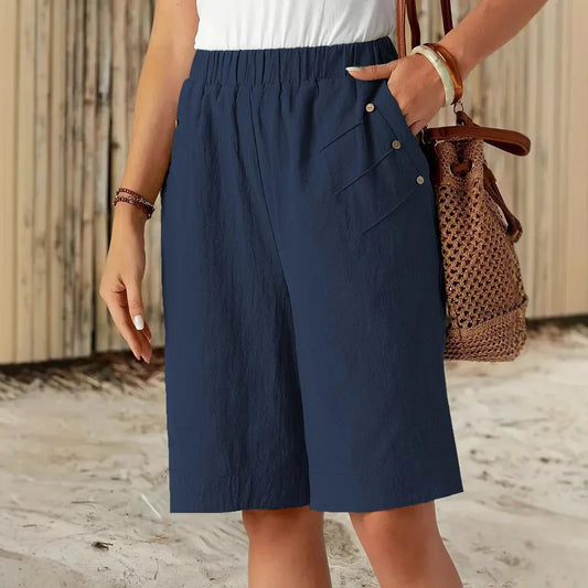 Céline Shorts made of Cotton and Linen
