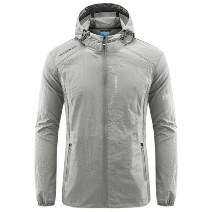 Waterproof Outdoor Jacket with Pocket and Zipper