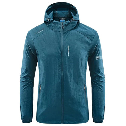 Waterproof Outdoor Jacket with Pocket and Zipper