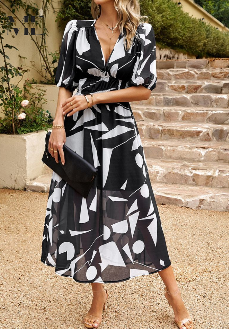 Flore Elegant Flower Dress
