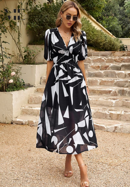 Flore Elegant Flower Dress