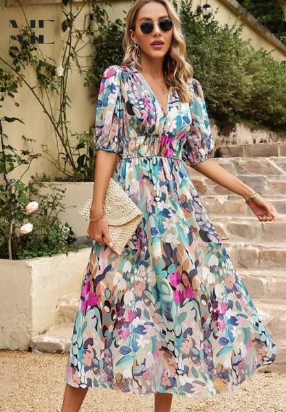 Flore Elegant Flower Dress