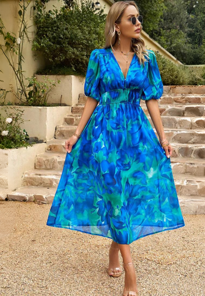 Flore Elegant Flower Dress