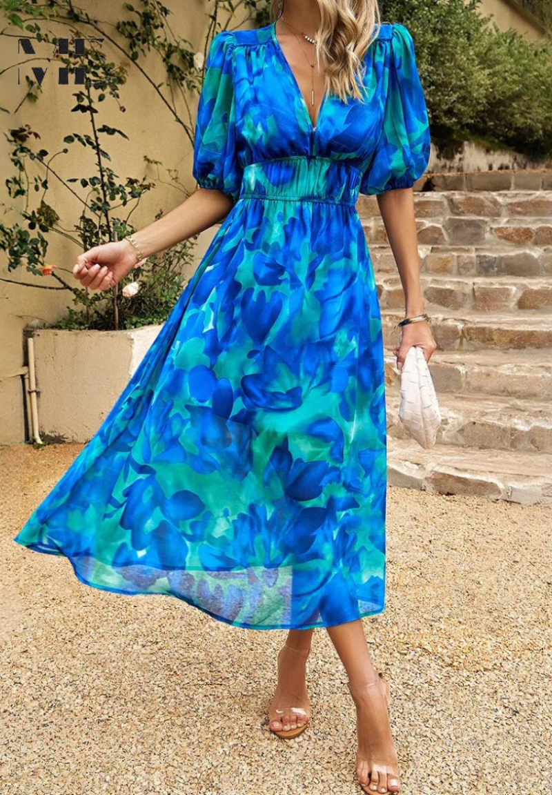 Flore Elegant Flower Dress