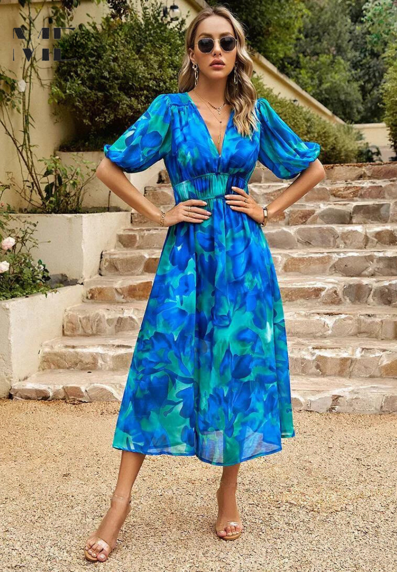 Flore Elegant Flower Dress
