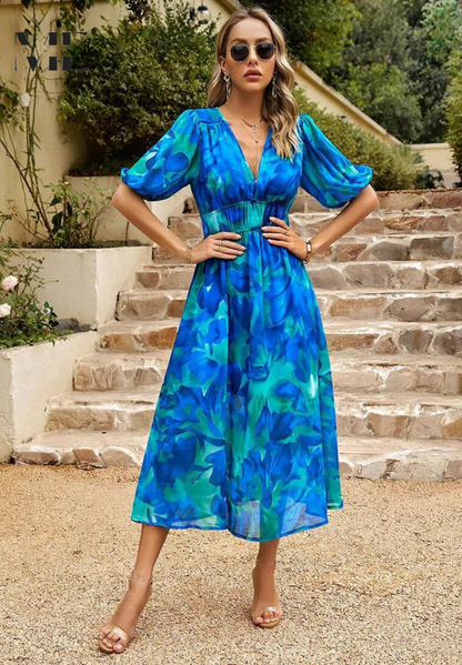 Flore Elegant Flower Dress