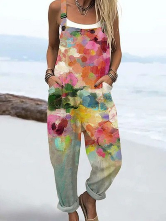 Lyra | Watercolor Overalls