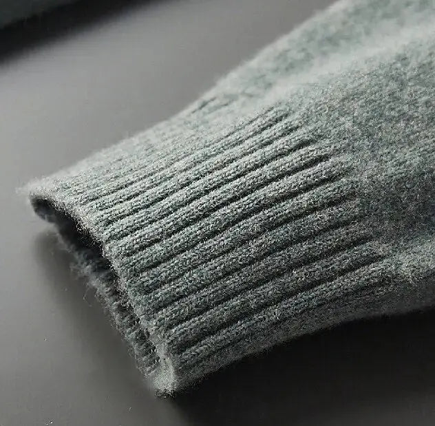 Turtleneck Sweater Made of 100% Merino Wool