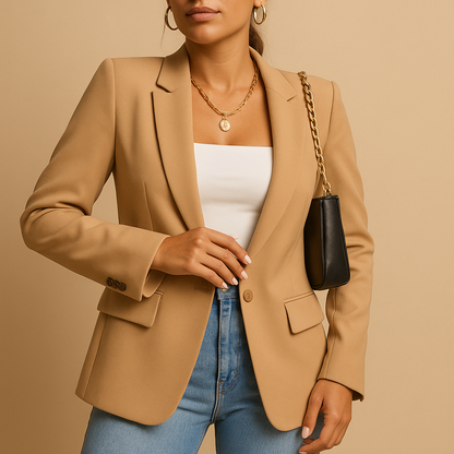 Rive™ | Elegant Fitted Blazer for Women