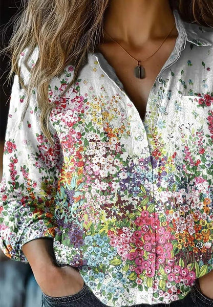 Floral Art Shirt
