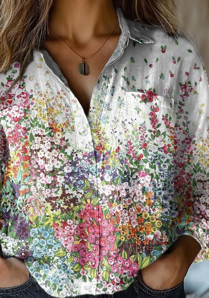 Floral Art Shirt
