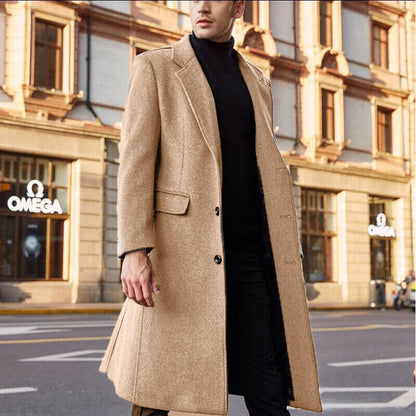 Men's Wool Winter Coat Elegance